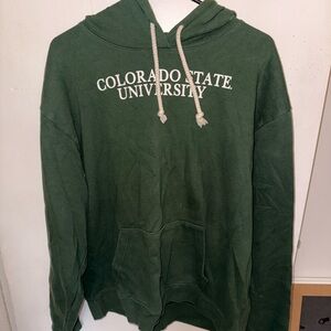 Colorado State University Green Hoodie Sweatshirt